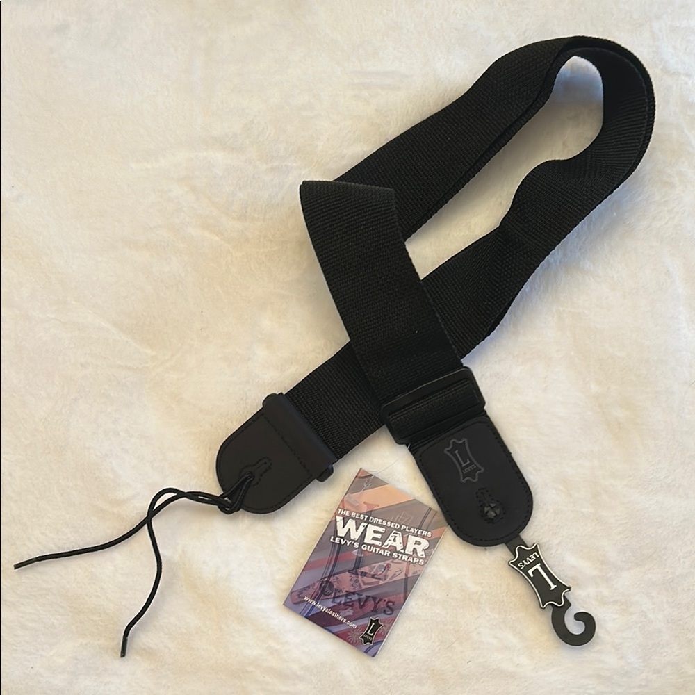 Black Guitar Strap